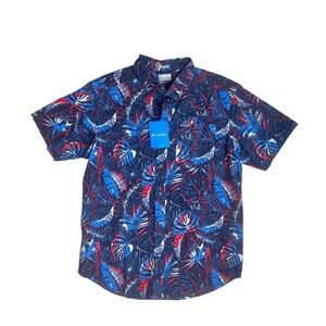 New NWT COLUMBIA tropical 30A seaside tropical men’s shirt size large